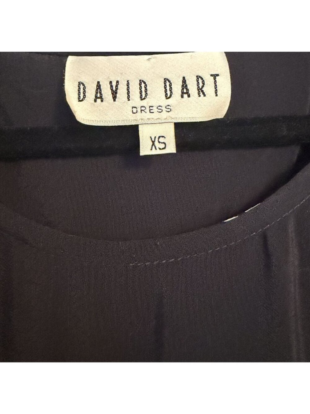 David Dart Sleeveless Maxi Sun Dress XS Whimsical Cloud Butter Mom Black 90s VTG - Picture 3 of 16